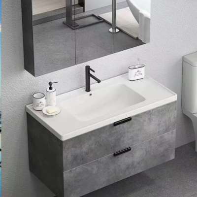 Best Selling Marble Bathroom Vanities Furniture Wooden Bathroom Cabinet , Bathroom Vanity cabinet